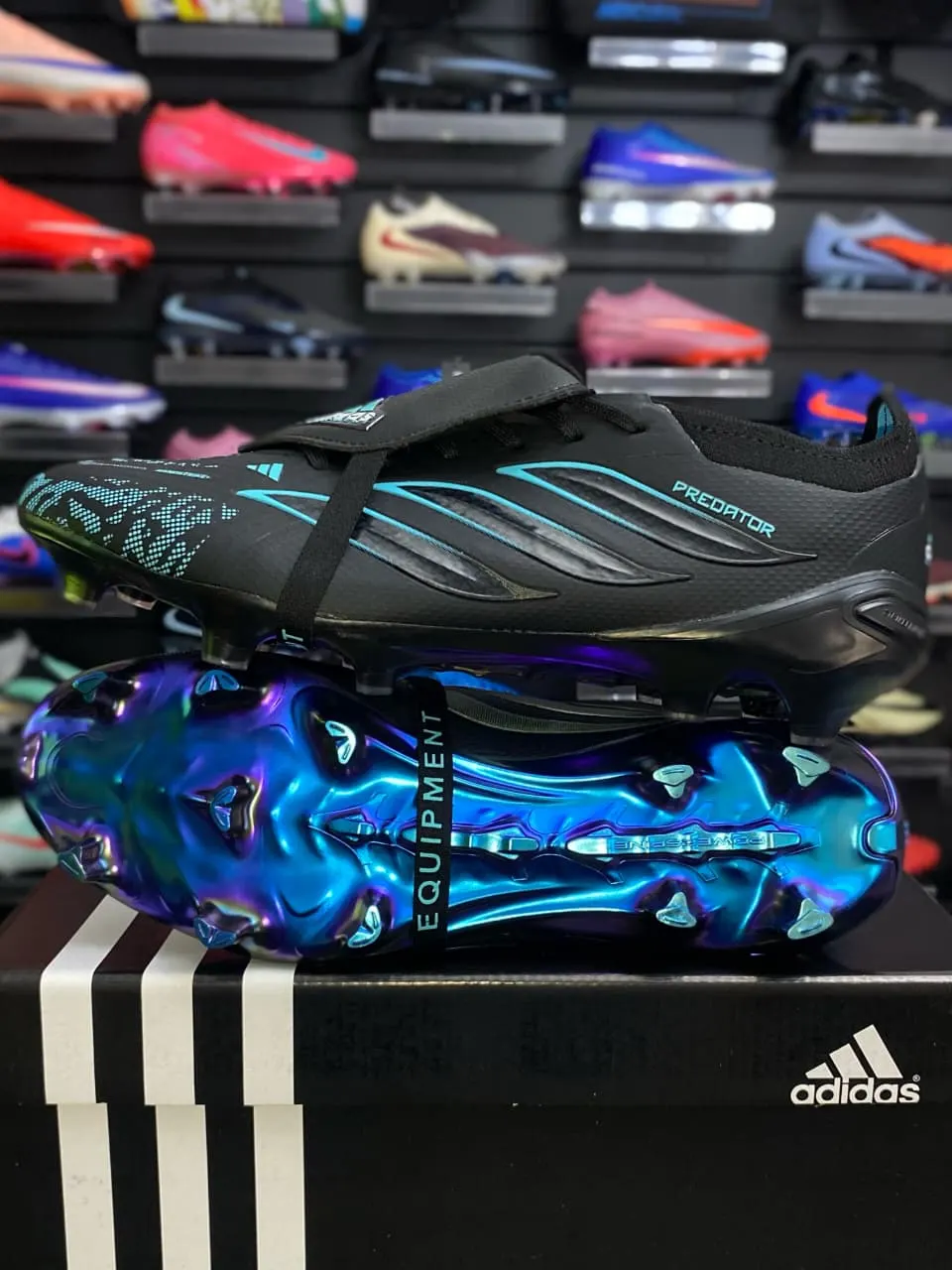 Adidas Adidas Predator Negro y Turquesa — botín, foto principal