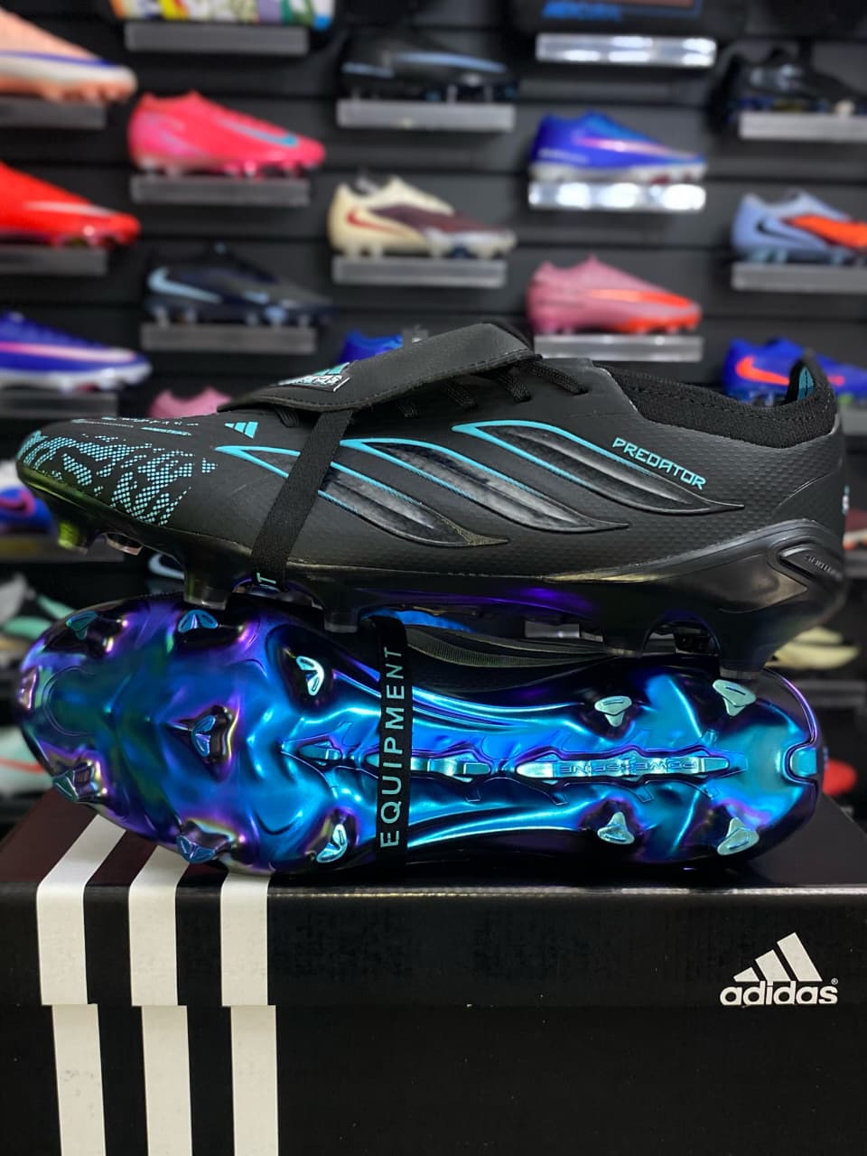 Adidas Adidas Predator Negro y Turquesa — botín, foto principal