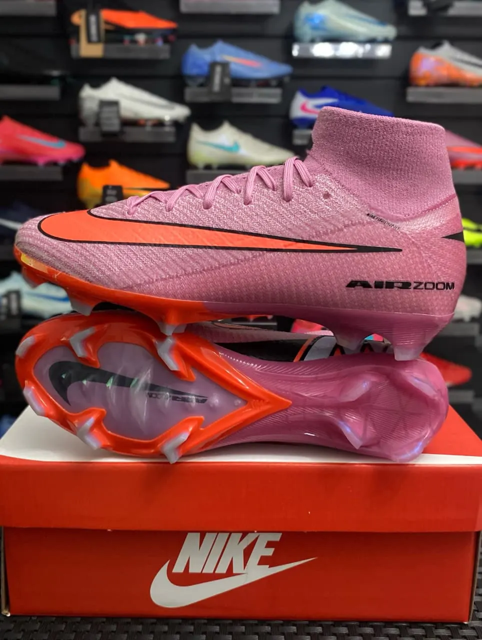 Nike Nike Air Zoom Mercurial Rosa y Naranja — botín, foto principal