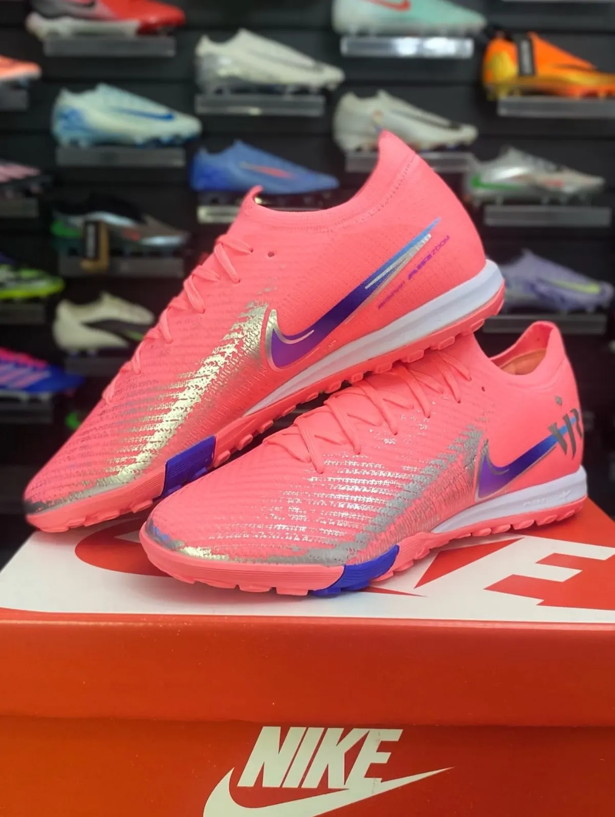 Nike Nike Air Zoom Mercurial Salmón y Violeta — botín, foto principal