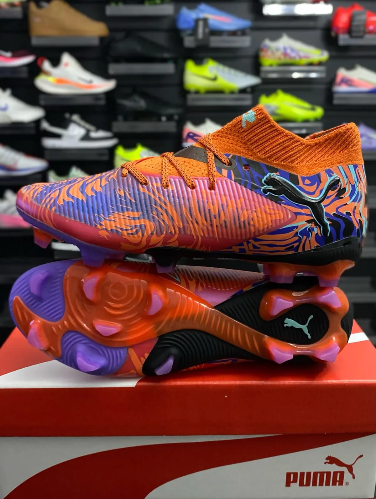 Puma Puma Future Naranja y Azul — botín, foto principal